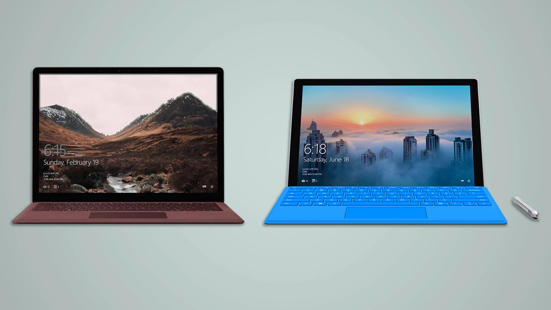 Microsoft Surface Laptop vs. Surface Pro 4