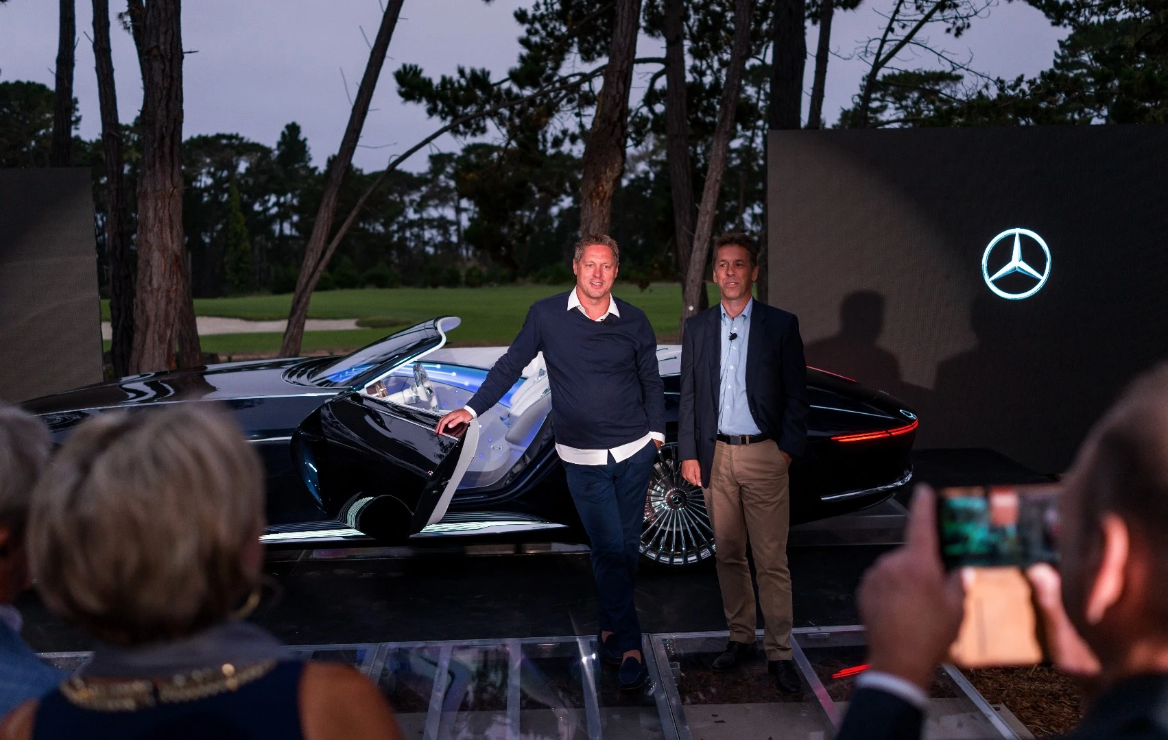 The Vision Mercedes-Maybach 6 Cabriolet is presented in Monterey