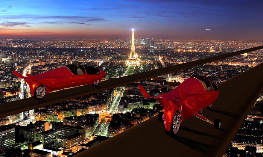 Acabion foresees elevated roadways will be needed to accommodate the streamliner's speed