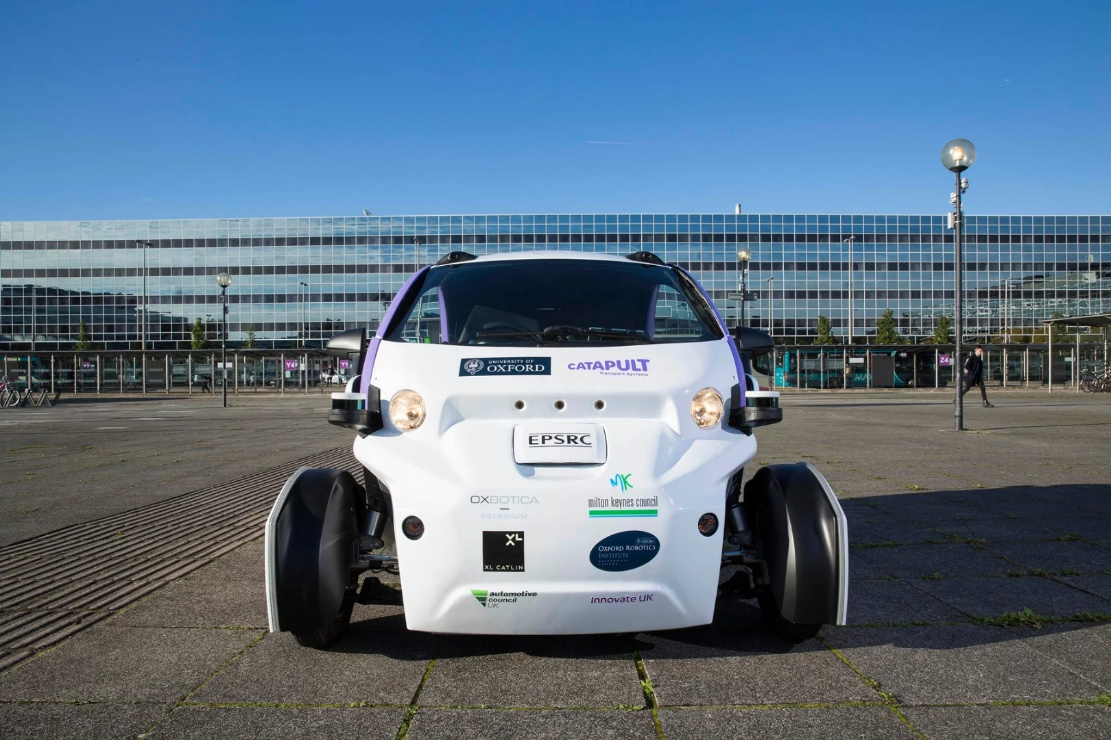 The LUTZ Pathfinders are small pods conceived to transport people on last mile journeys