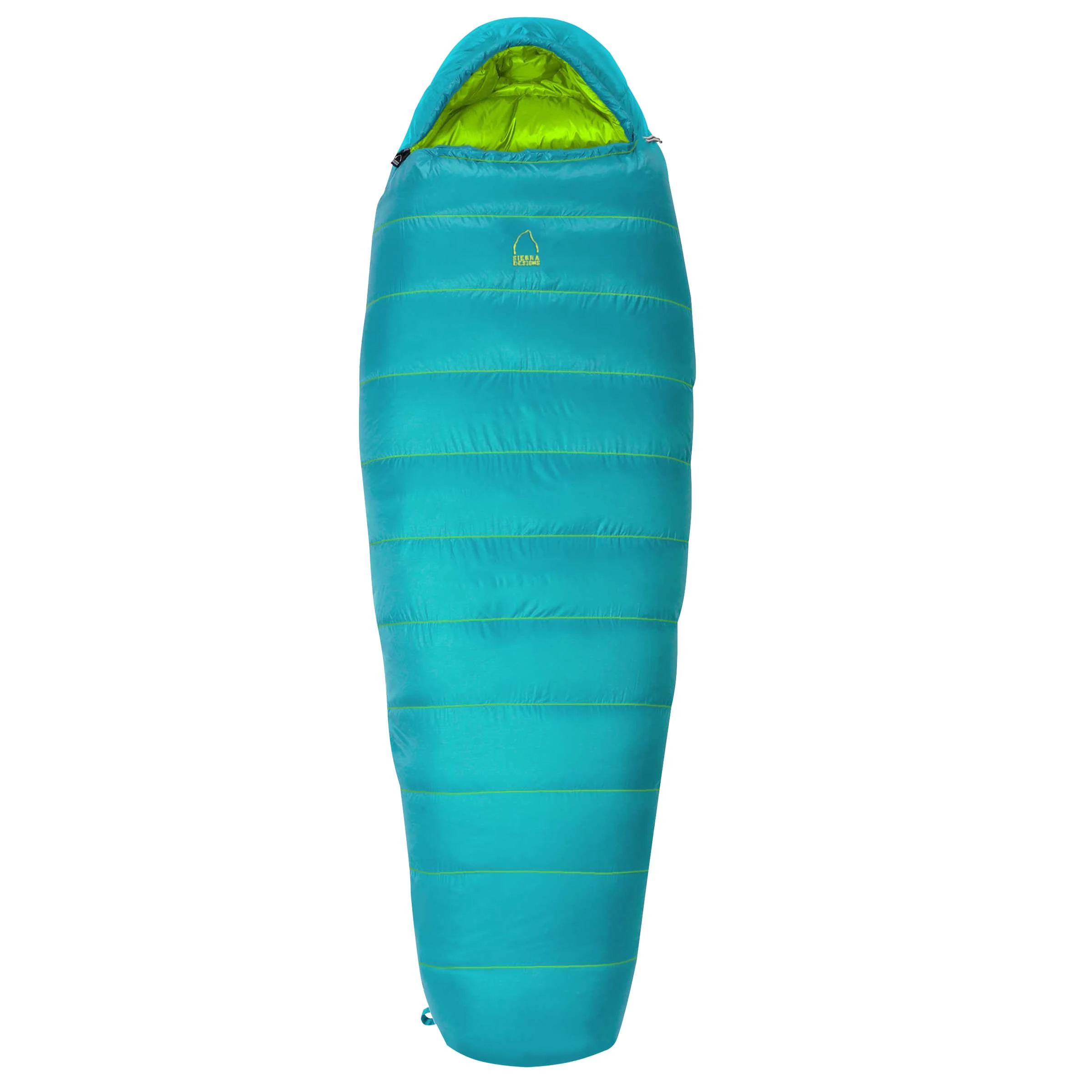 The Sierra Designs Eleanor 30 sleeping bag also uses DriDown