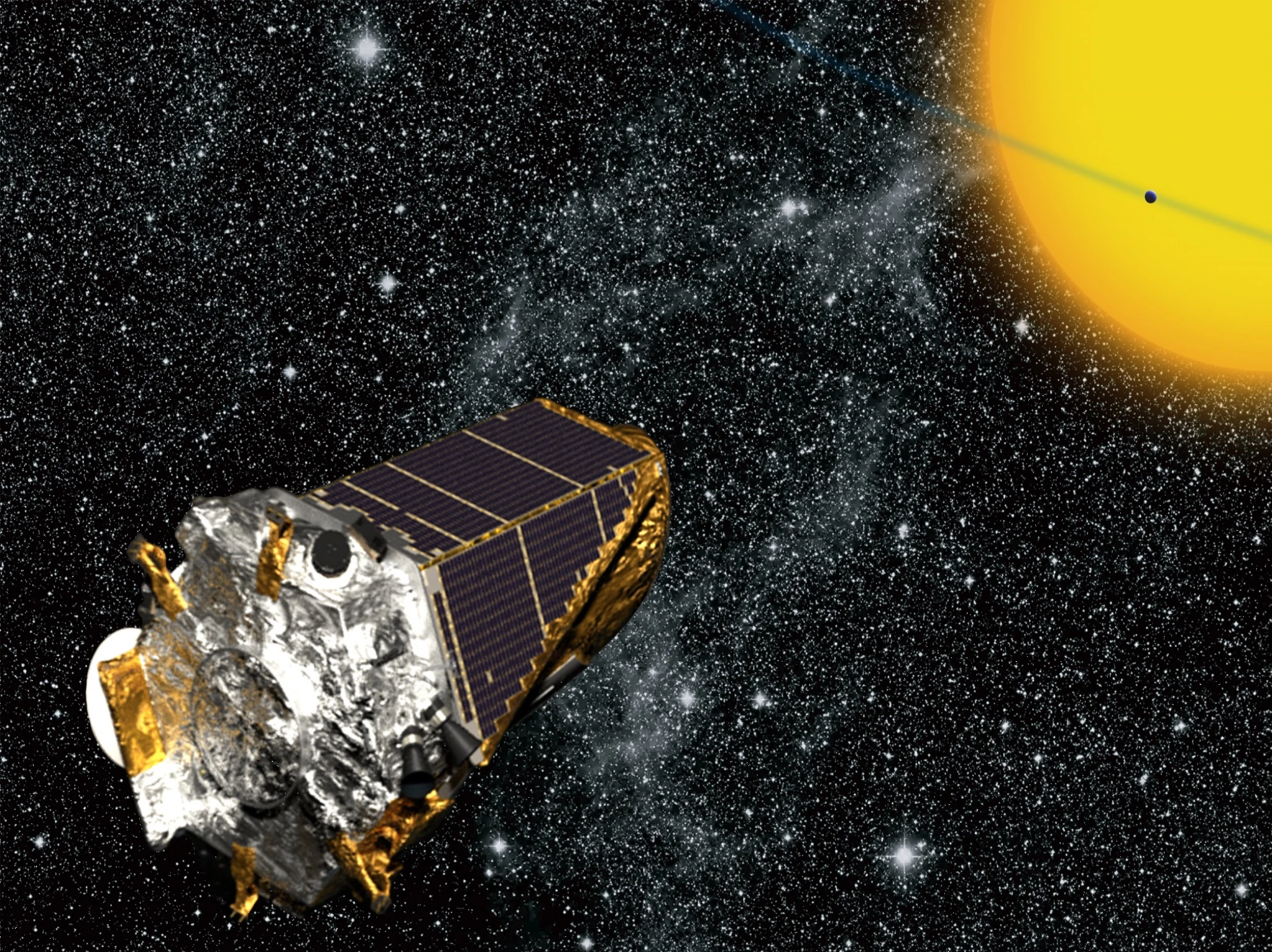 Artist's impression of Kepler (Image: NASA)