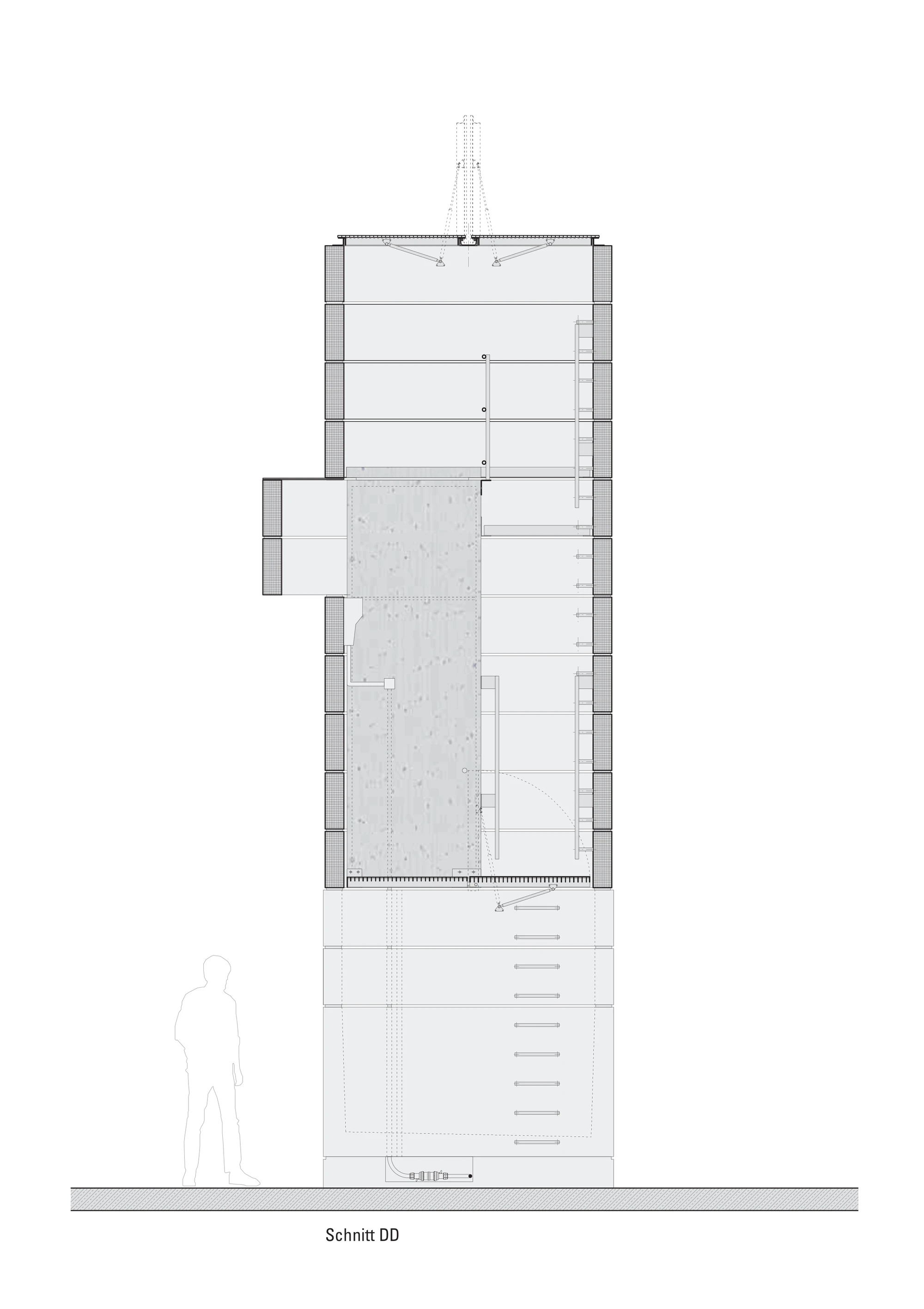 Architectural drawing of the One Man Sauna (Image: Modulorbeat)