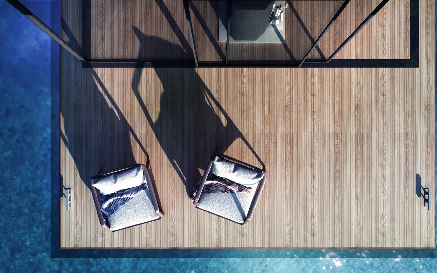 The Naturecrusier and Waerloft feature large roof and deck terraces