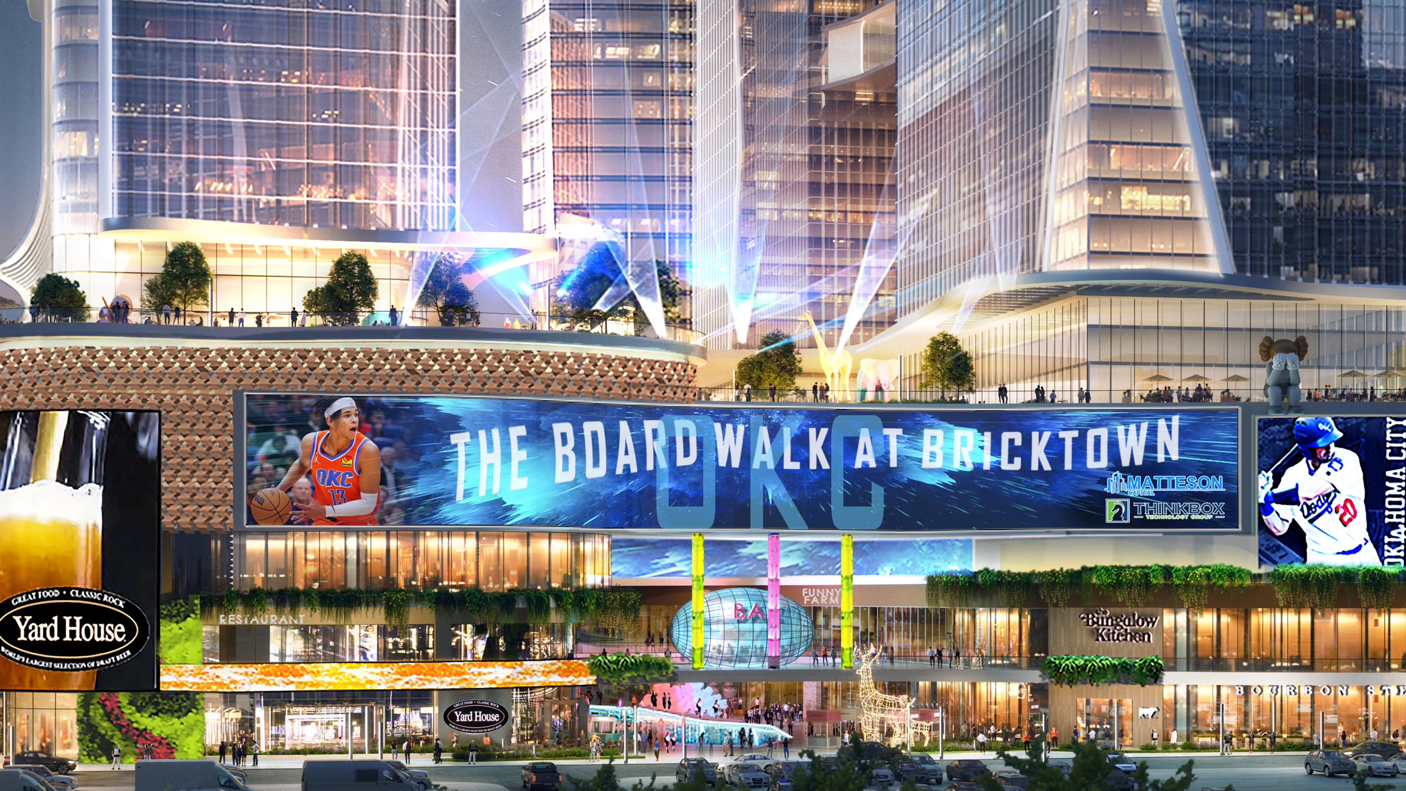 The Legends Tower will be part of a larger development in Oklahoma City