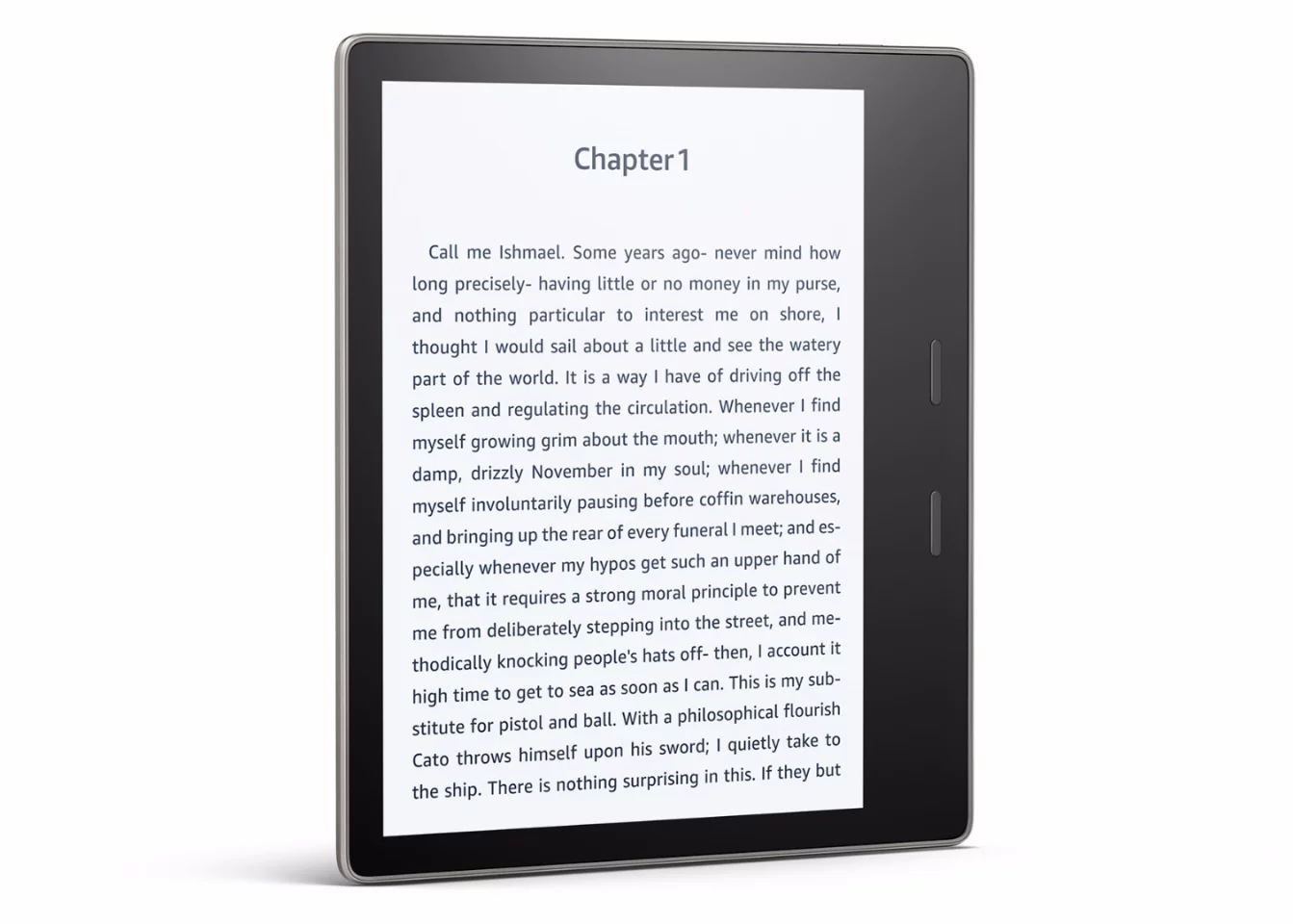 The design is largely unchanged from last year's Kindle Oasis model