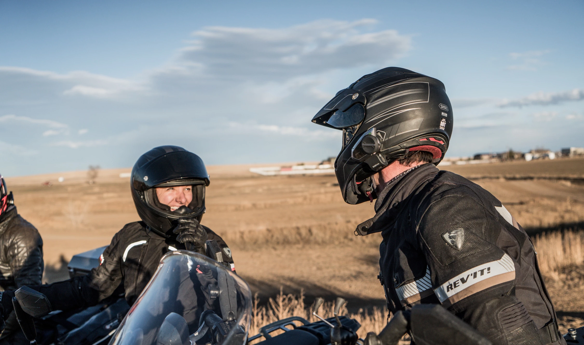 Sena's 50C and 50S Bluetooth mesh intercom systems clip onto your motorcycle helmet