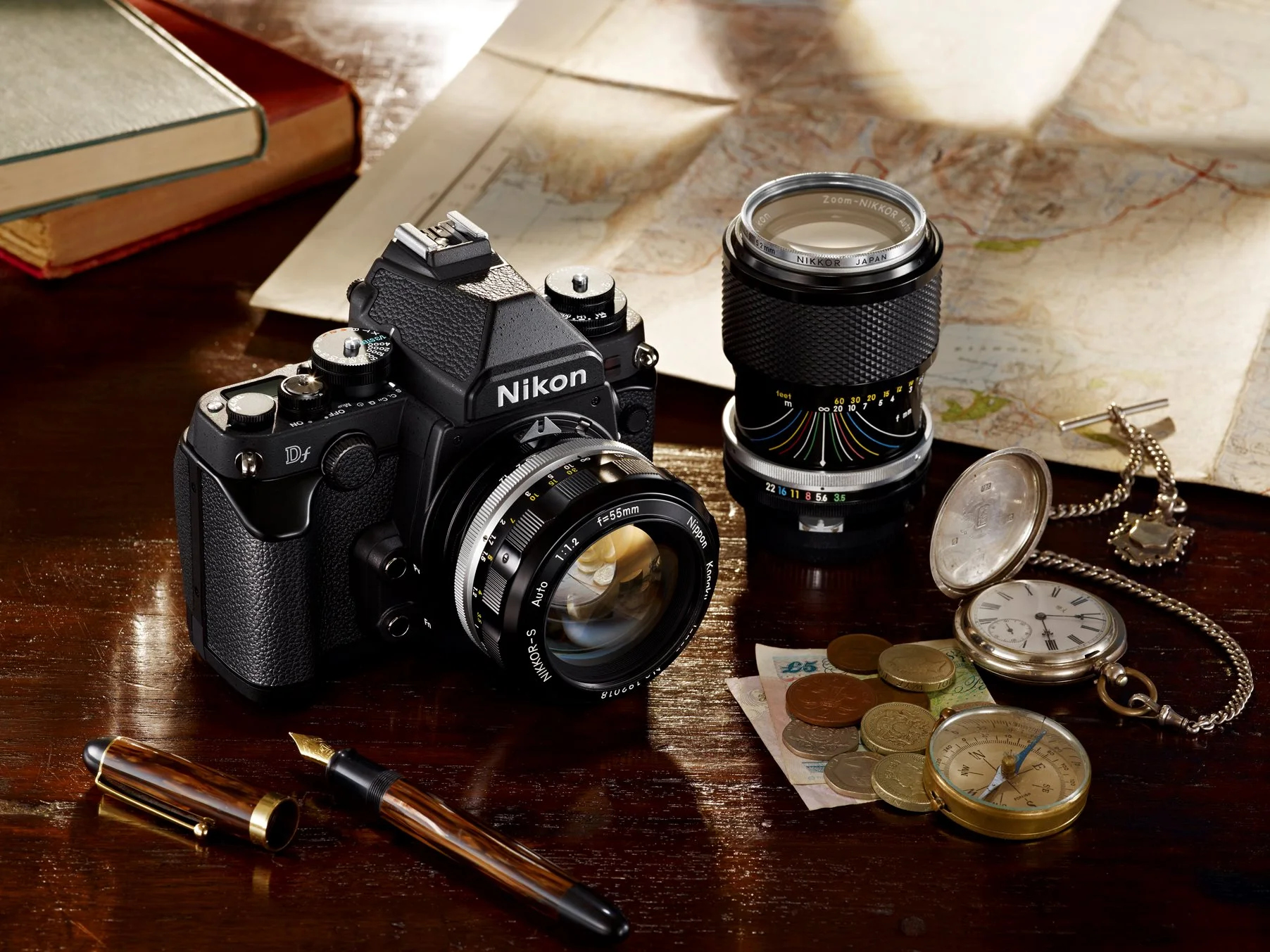 The Df is compatible with virtually all Nikon F-mount lenses
