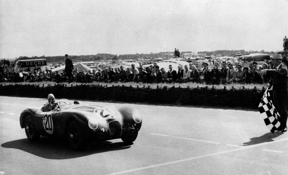 The C-Type winning Le Mans in 1951