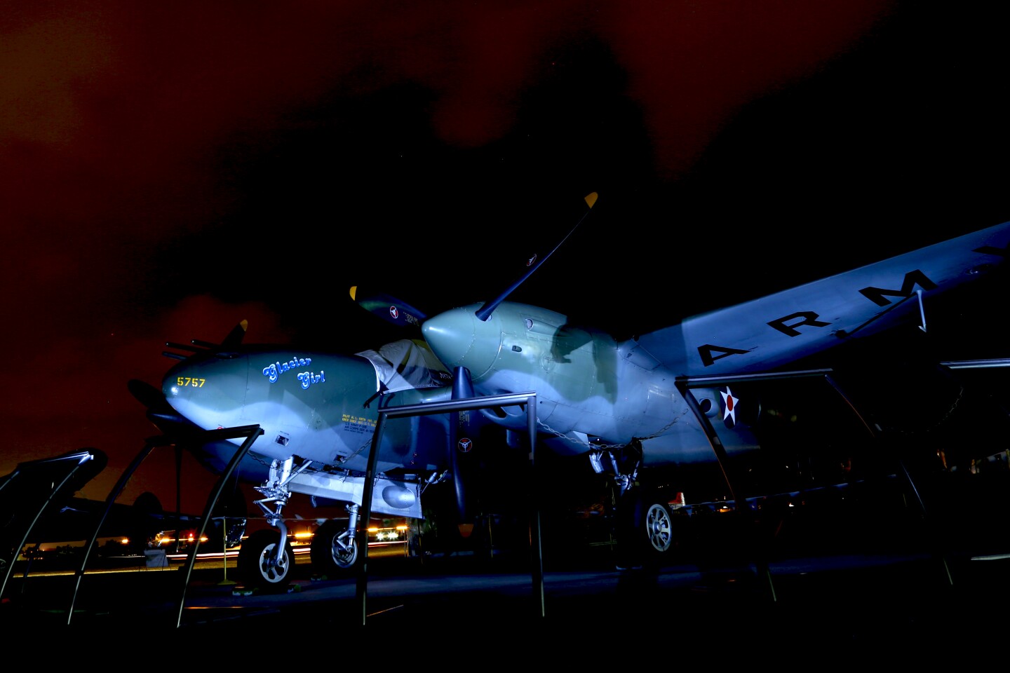 After ten years of exhaustive restoration, the twin-tailed, center cockpit designed Glacier Girl finally flew again in 2002, marking 60 years since it crashed on the coast of Greenland (Photo: Angus MacKenzie/Gizmag.com)