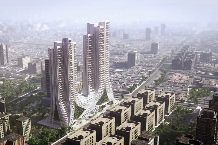 The Grove Towers project is due for completion in 2017 (Image: 3XN)