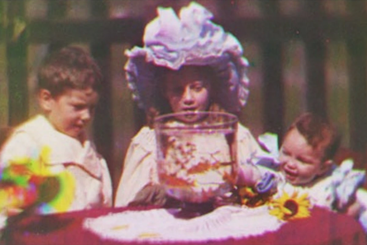 Frame from the first color motion picture (Image: National Media Museum/SSPL)