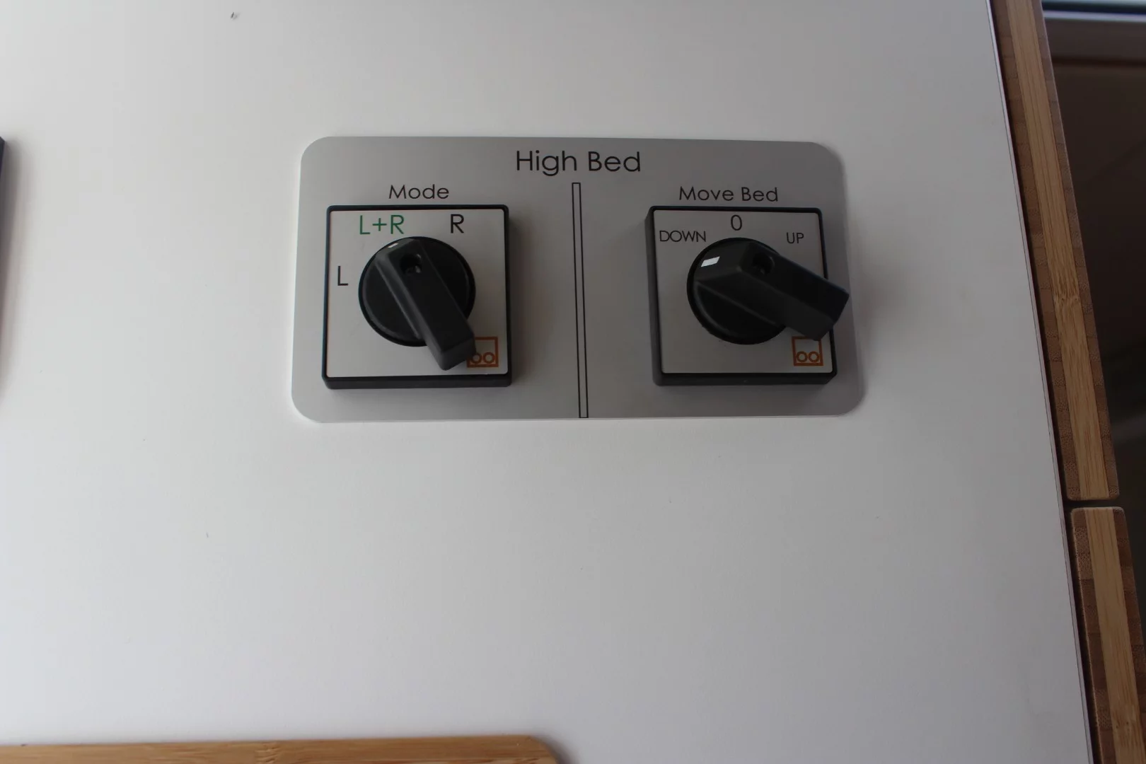 This Bliss model has a raisable bed over top the dinette