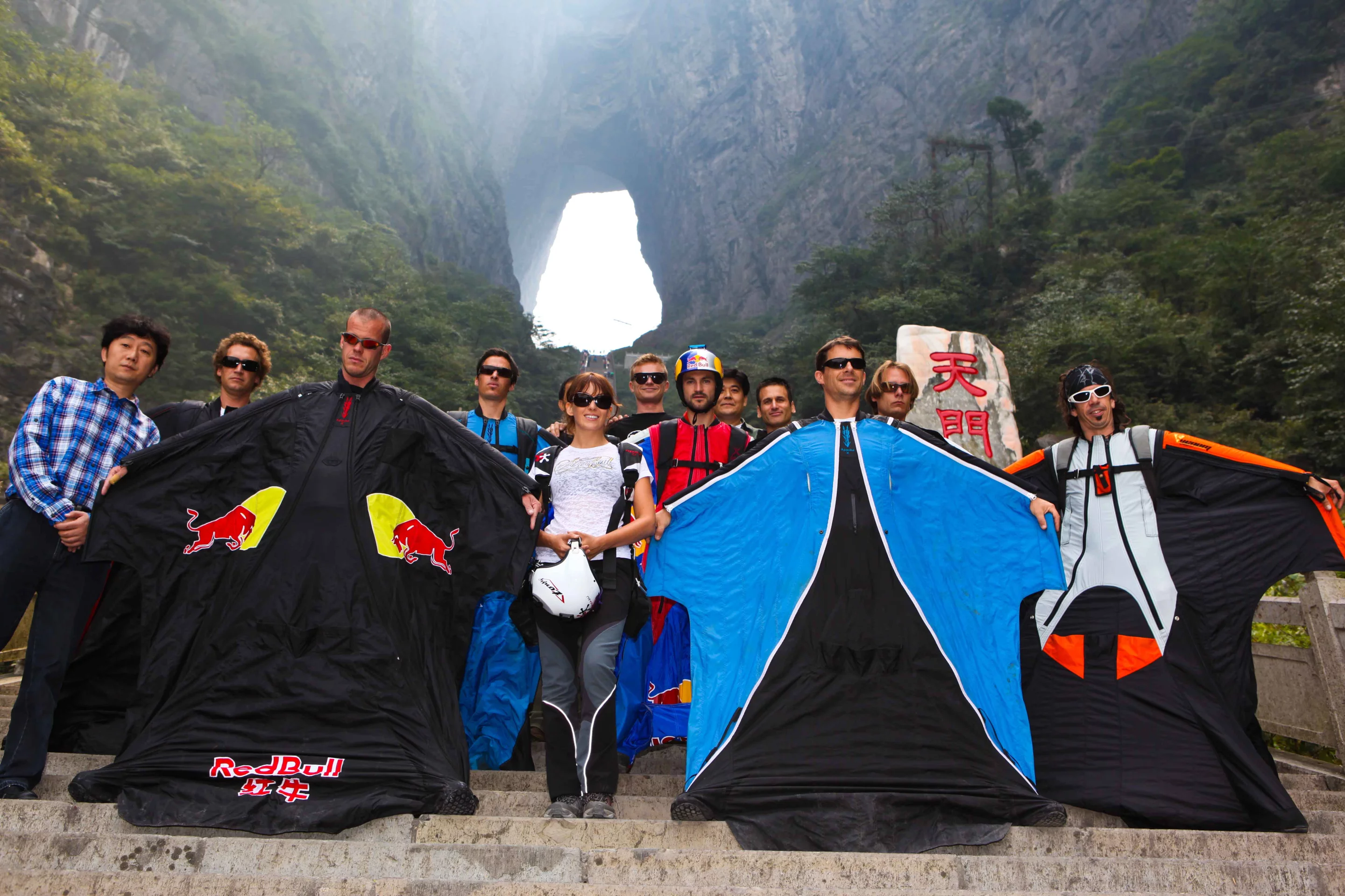 The 16 athletes who will compete in the first Wingsuit Grand Prix - this WILL be BIG! Picture courtesy of World Wingsuit League