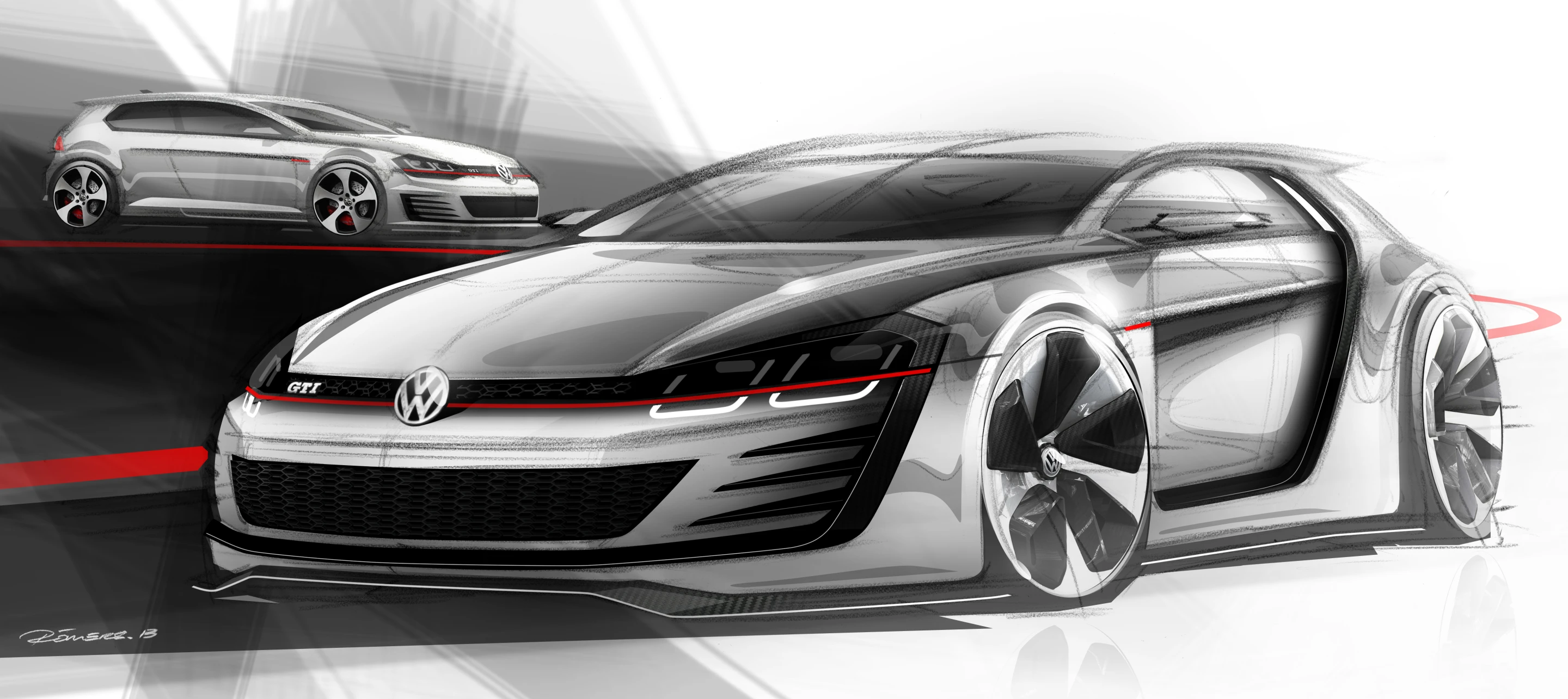 The Design Vision project allowed VW design team an opportunity to stretch its creative talents and vision for future GTI generations