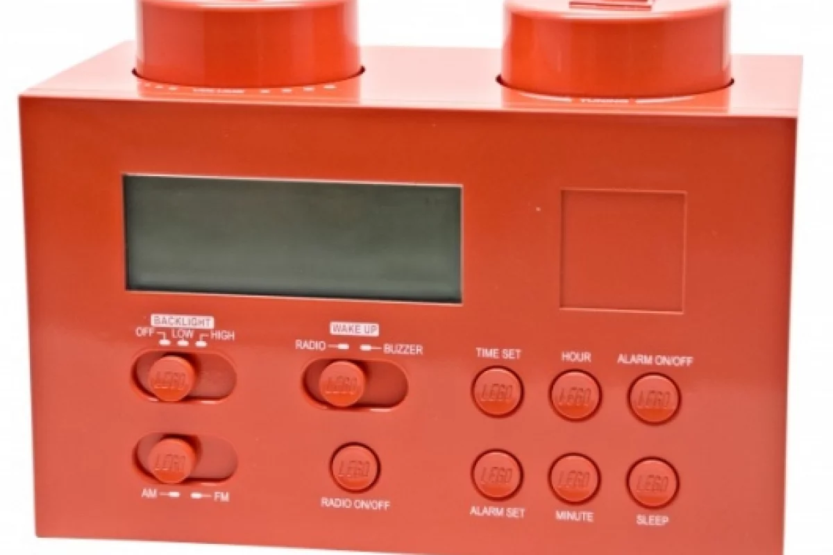 The Lego alarm clock is a part of a range of Lego electronics for kidsSource: Digital Blue