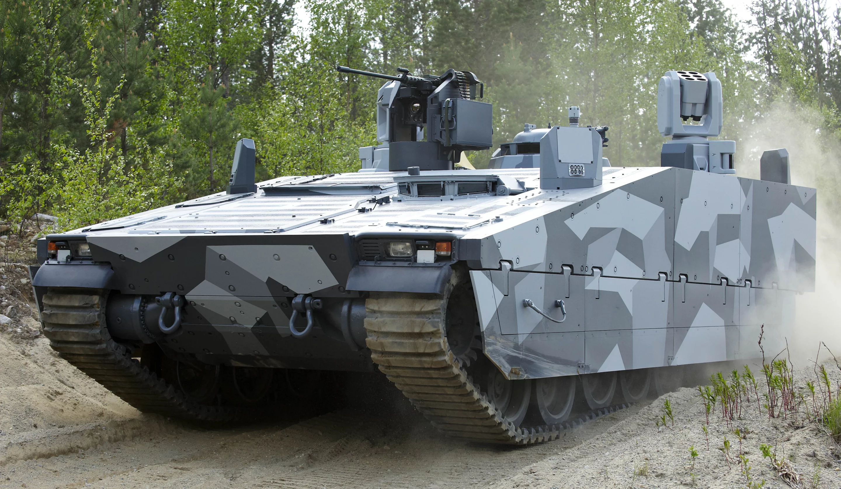 The Active Damper system is the first to be installed in a tracked vehicle
