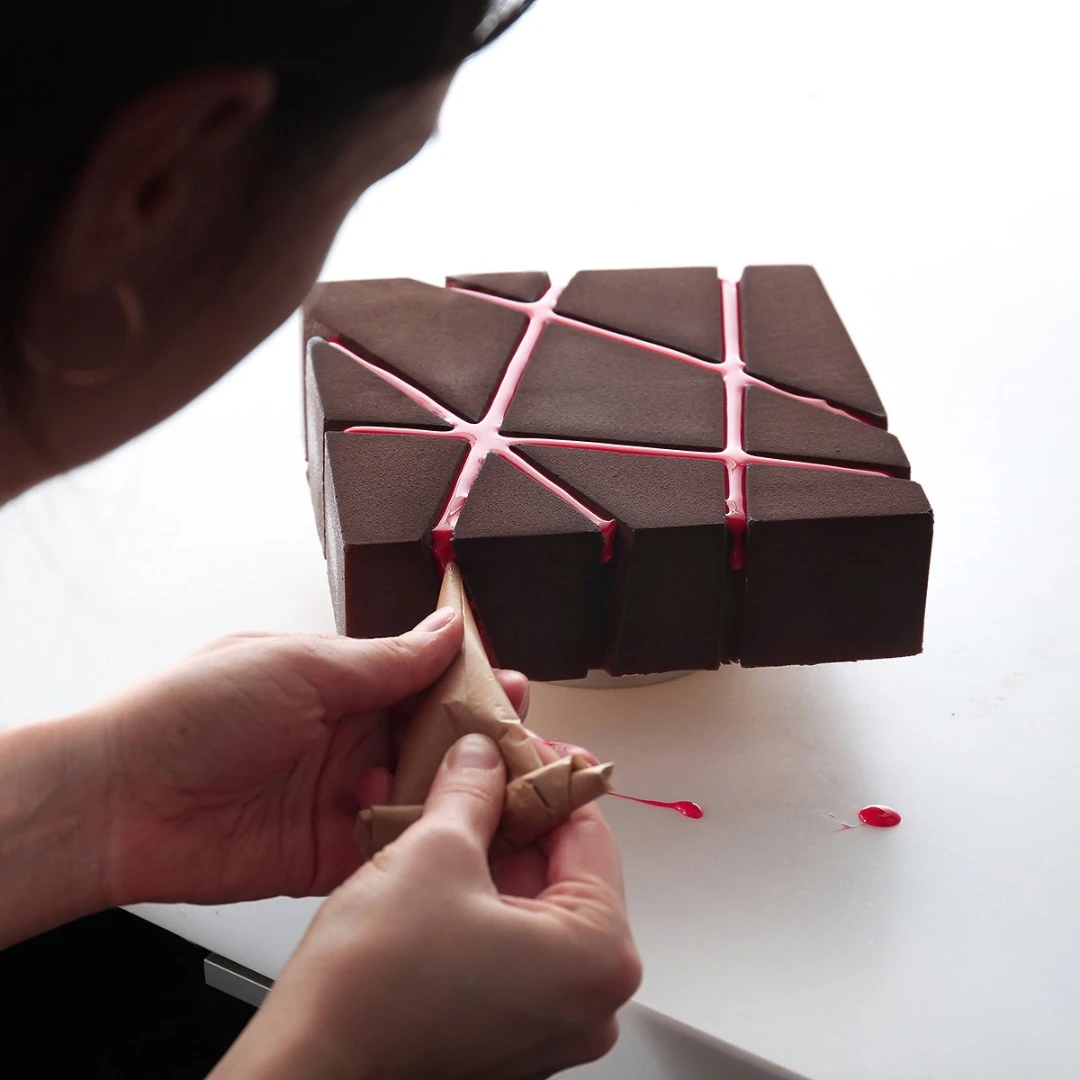 An early mould design called the 'Chocolate Block'