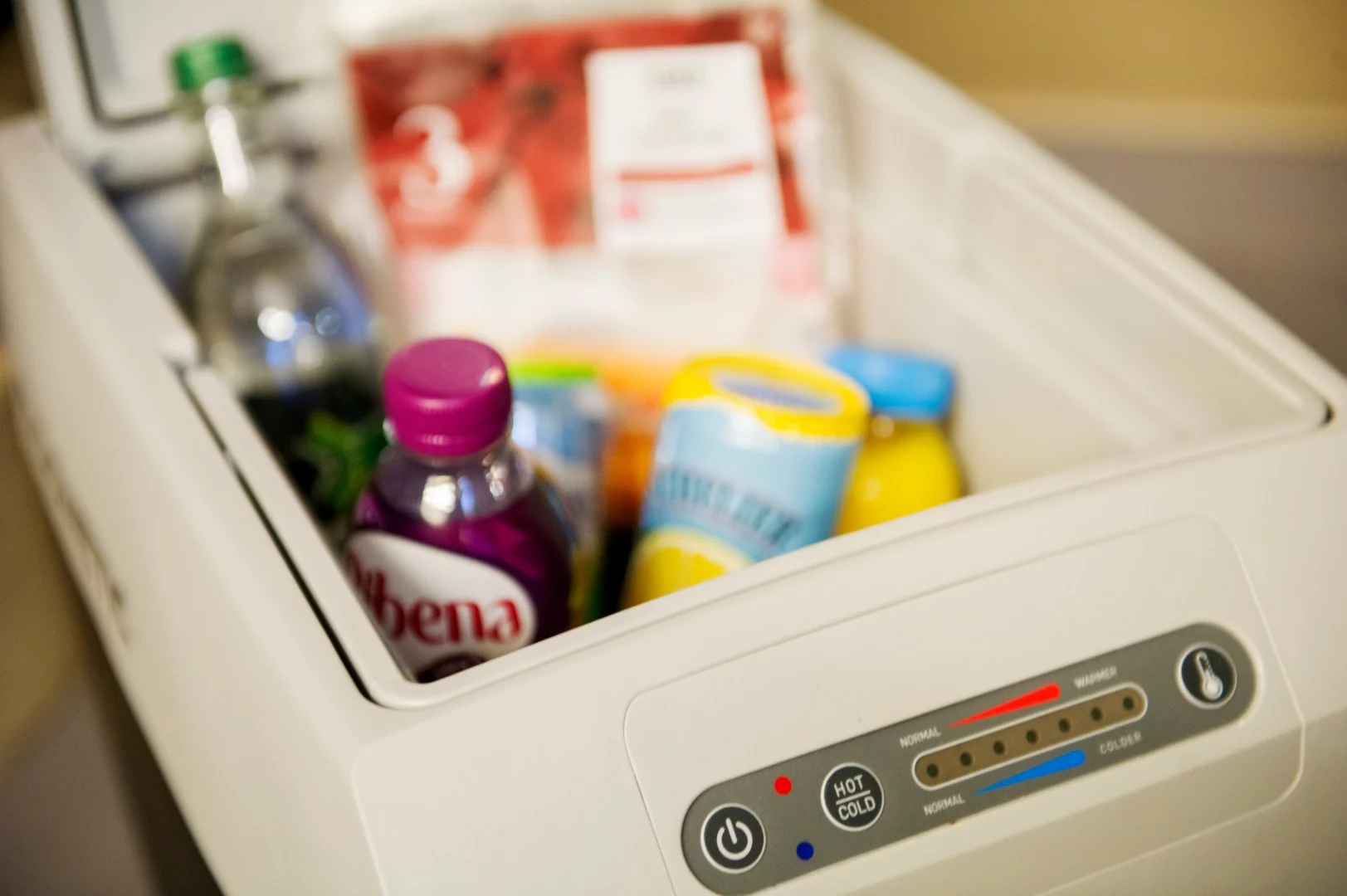 You'll probably want to bring a separate cooler if you have a lot of food and drink to keep cold, but the small electric cool box does offer a built-in option