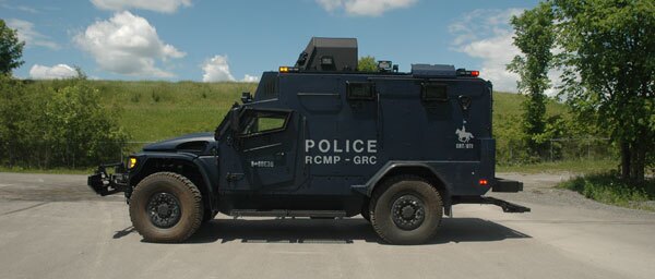 The RCMP version of the MXT APC includes a protected 360-degree observation tower (Photo: RCMP)