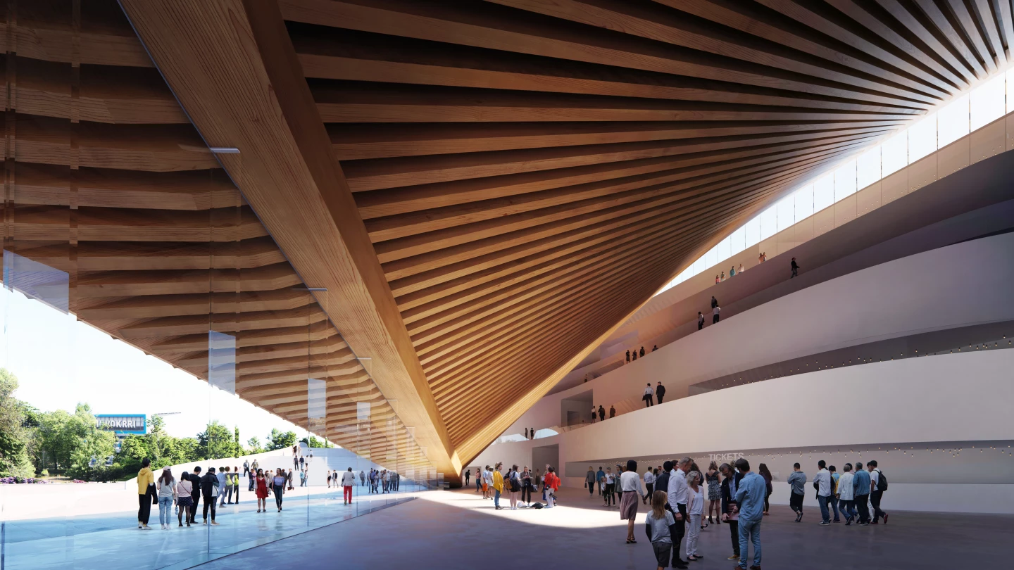 The Opera and Ballet Theatre of Kosovo will make stunning use of timber