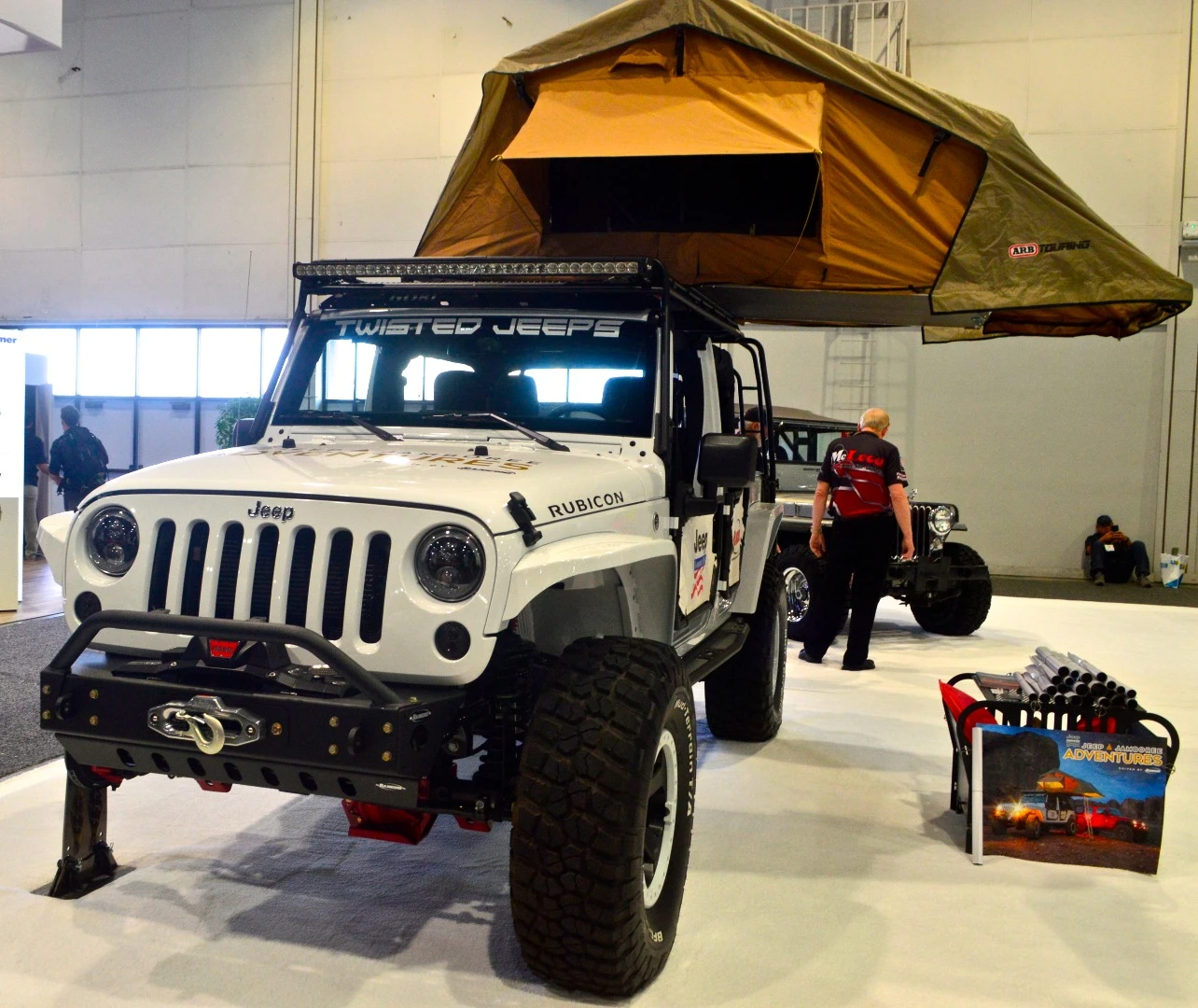 Jeep Wrangler Rubicon with ARB roof-top tent