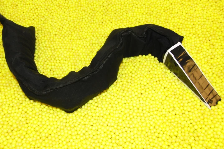 Inspired by the sandfish lizard, a new snake-like robot is being designed to burrow through debris to reach earthquake victims (All images courtesy Georgia Tech)