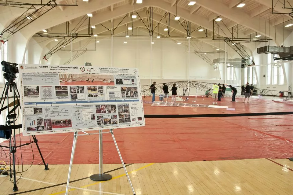 Gamera II at the University of Maryland's Reckord Armory in June