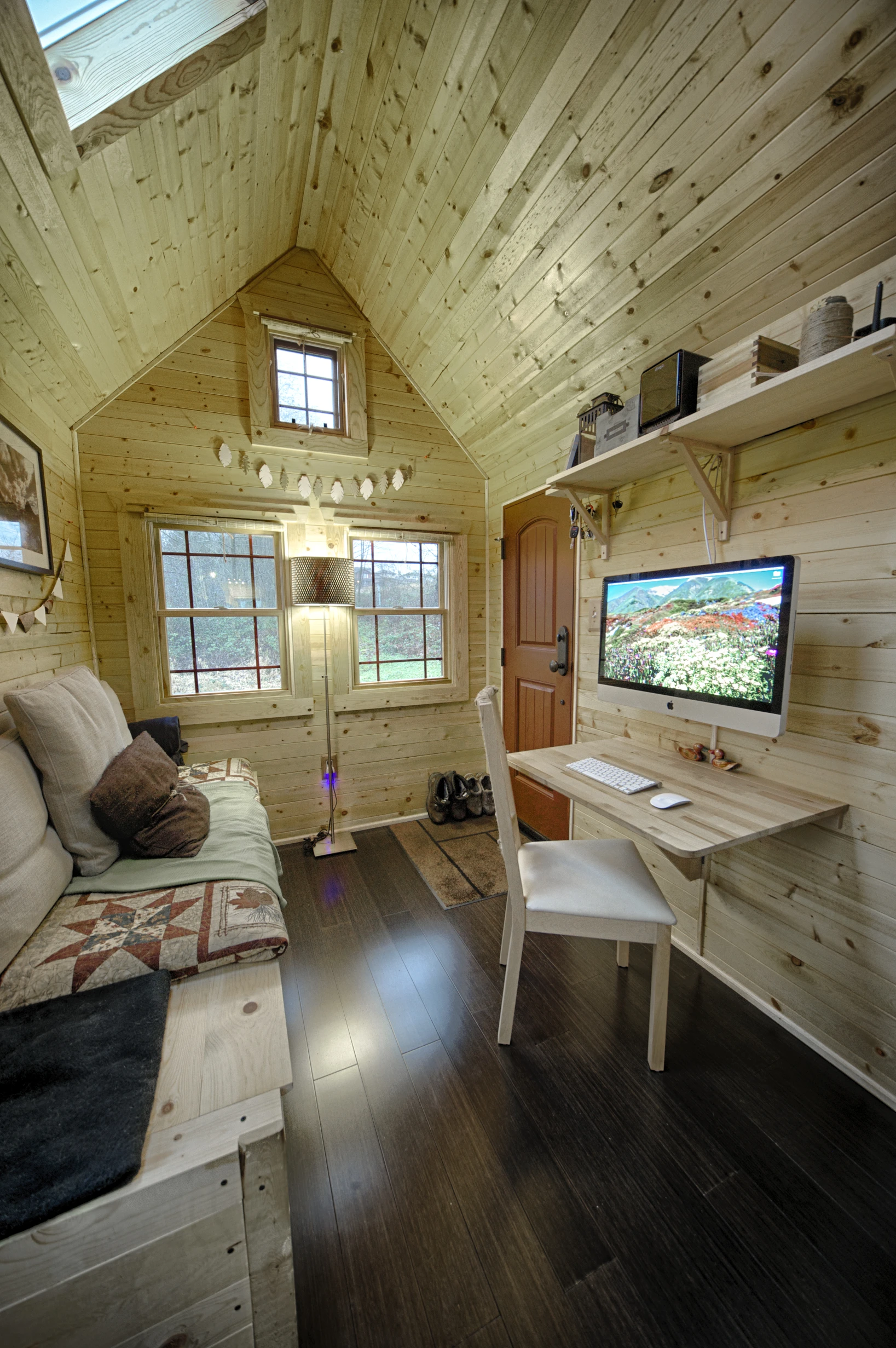 LED lighting was used throughout the home (Photo: Christopher Tack)