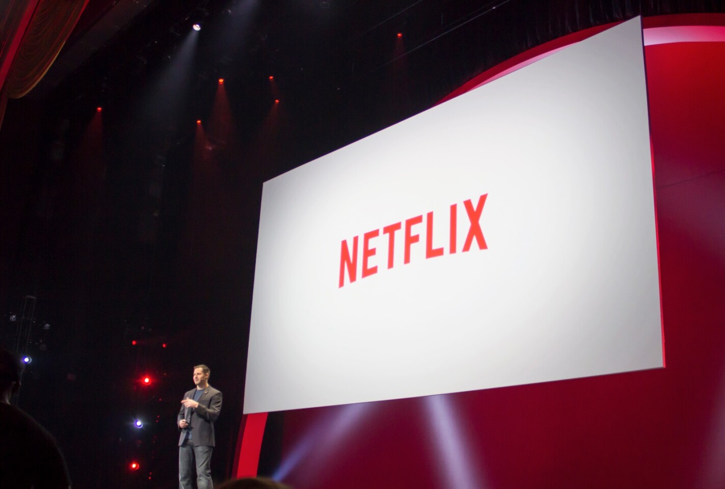 Cohen dropping the bomb that Netflix is now available for the Gear VR