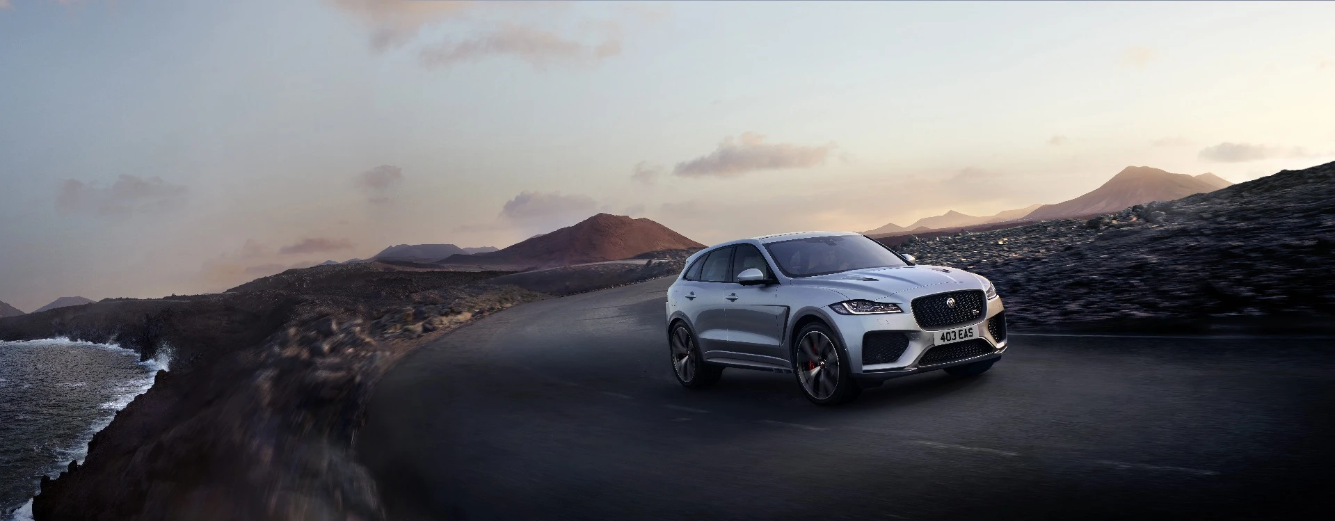 The upgraded suspension has stiffer springs