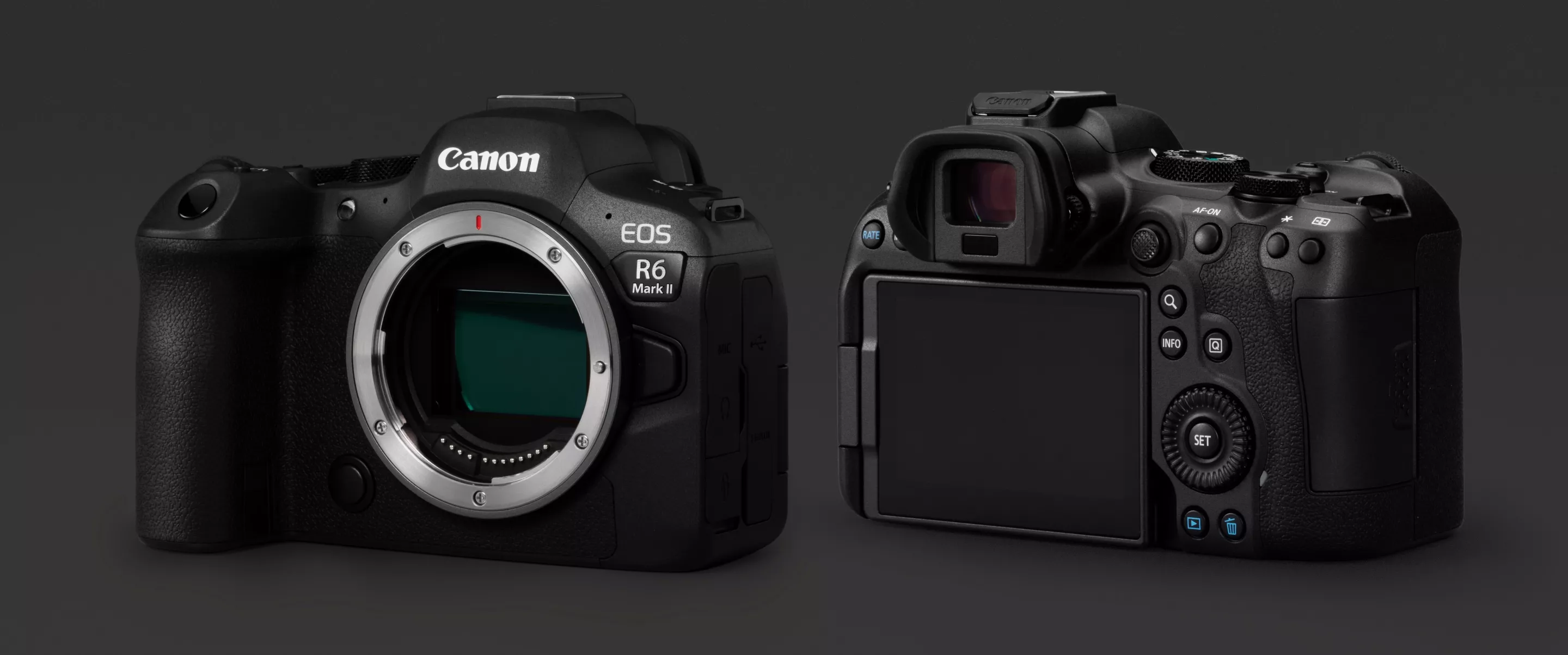 The EOS R6 Mark II mirrorless camera is built around a new 24-megapixel full-frame CMOS sensor