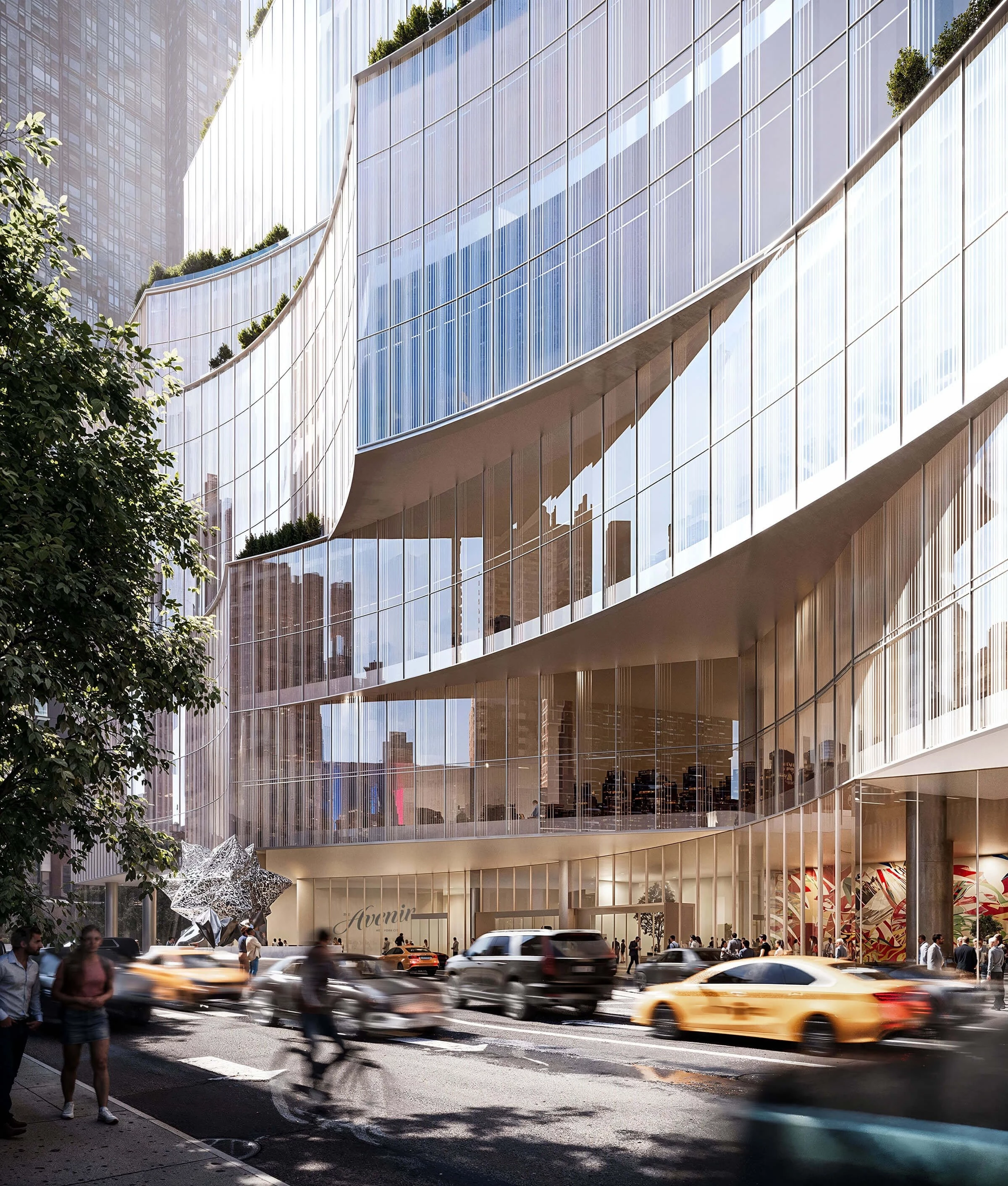 The Avenir's interior will include a hotel, casino, restaurants, and more