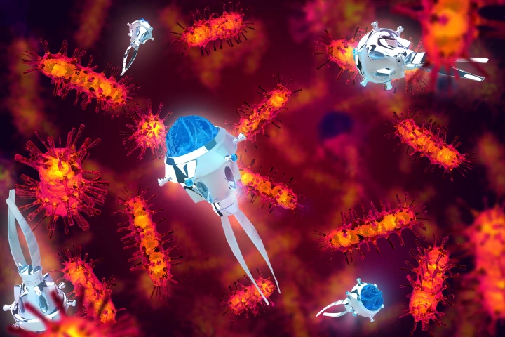 Micro-motor powered nanobots have delivered a nanoparticle compound directly into the gut tissue of a live mouse (Photo: Shutterstock)