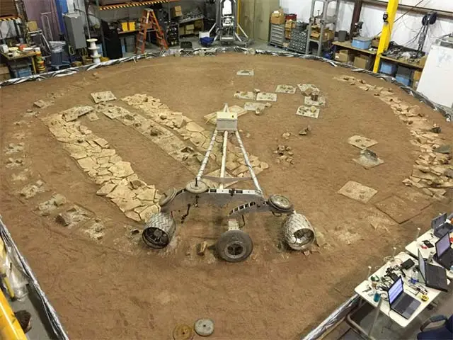 Testing Mars wheels