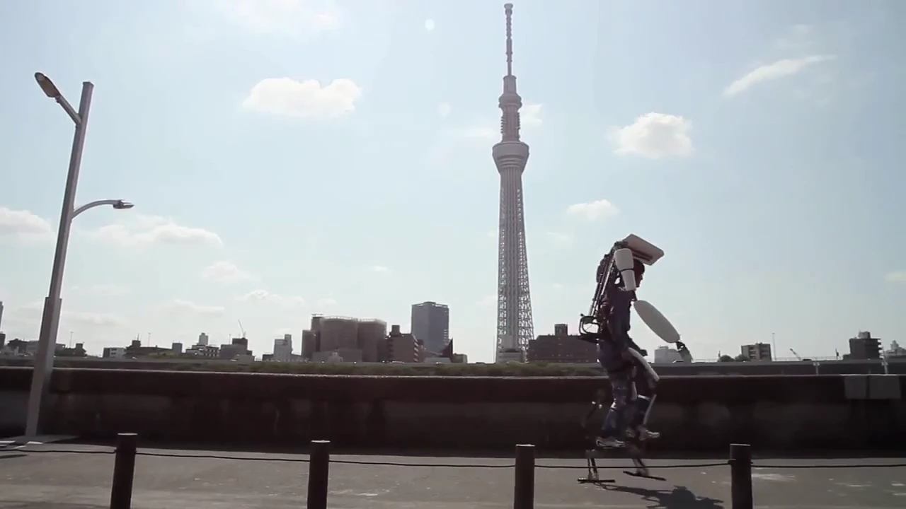 The Power Jacket MK3 turns heads as it runs through the city