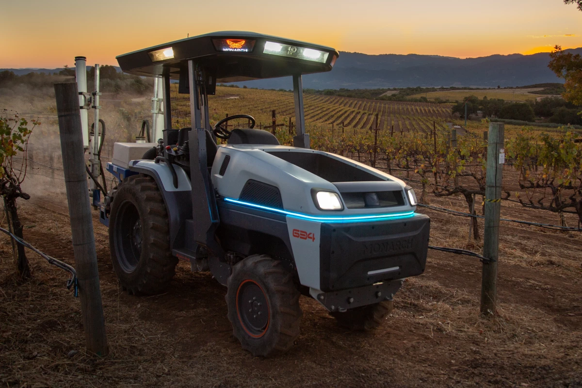 The creators of the all-electric Monarch Tractor believe it is the smartest tractor in the world