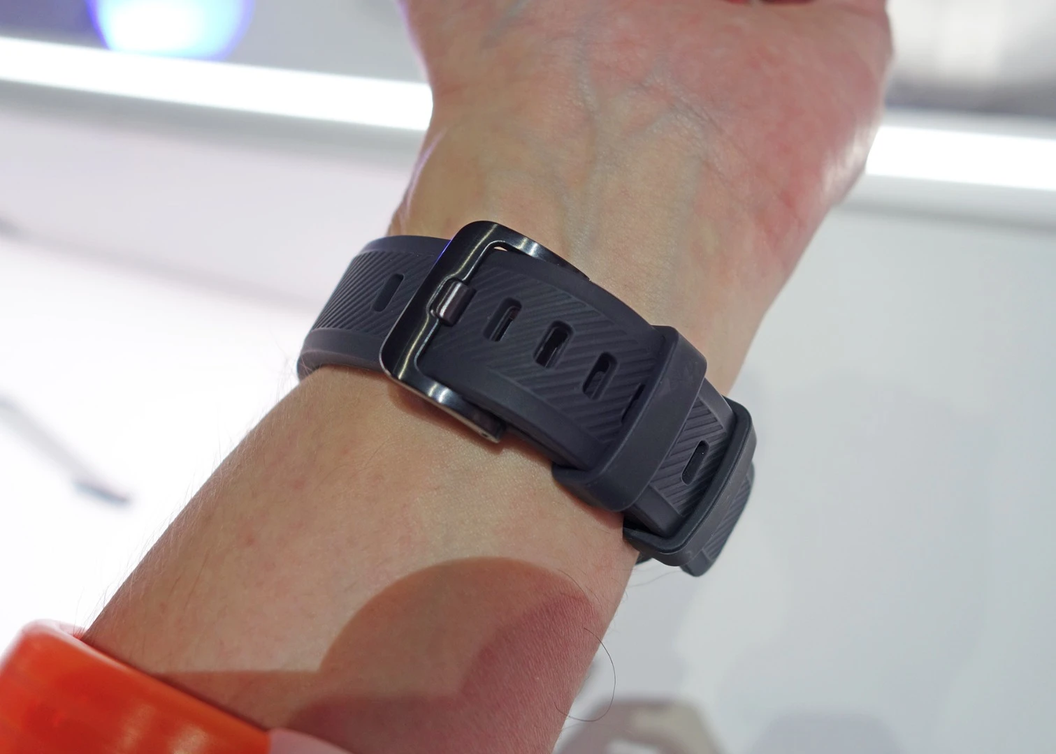 Our Frontier test model came with a rather cheap-feeling plastic strap