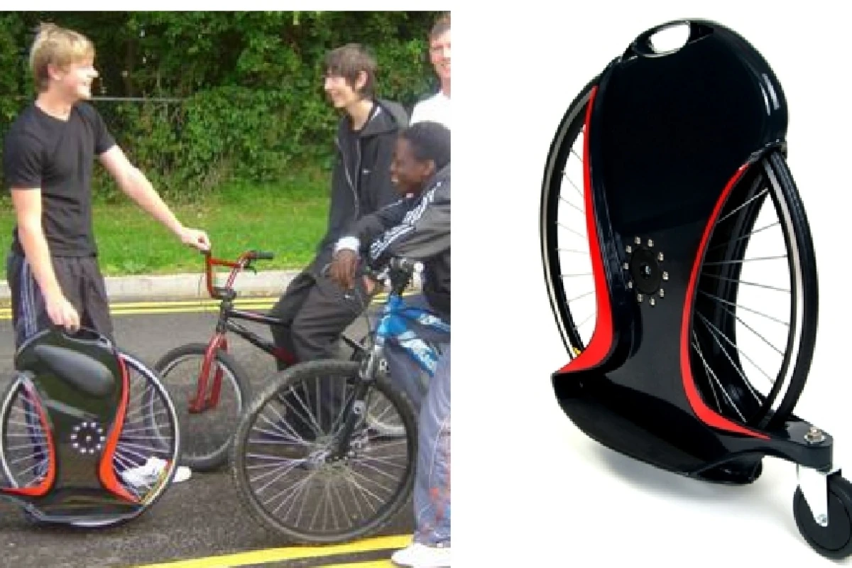 The Magic Wheel Scooter - no pedals, no handlebars, no brakes, but plenty of fun