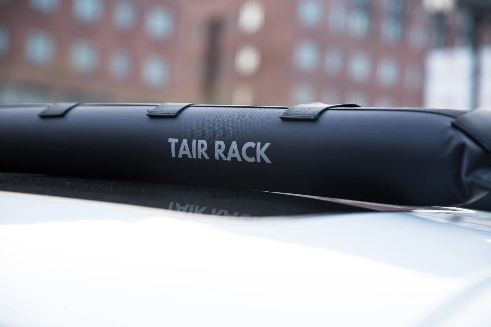 The beauty of an inflatable rack solution, such as the Tair featured here, is that it can be packed away without too much trouble when they’re not needed