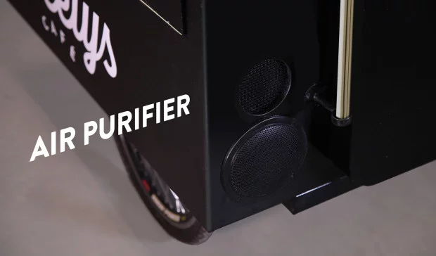 The Wheelys 4 is the first Wheelys mobile cafe to feature an air filter