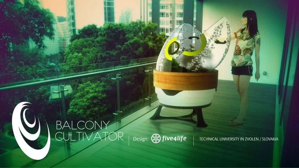The Balcony Cultivator has been designed for spatially-challenged urban farmers