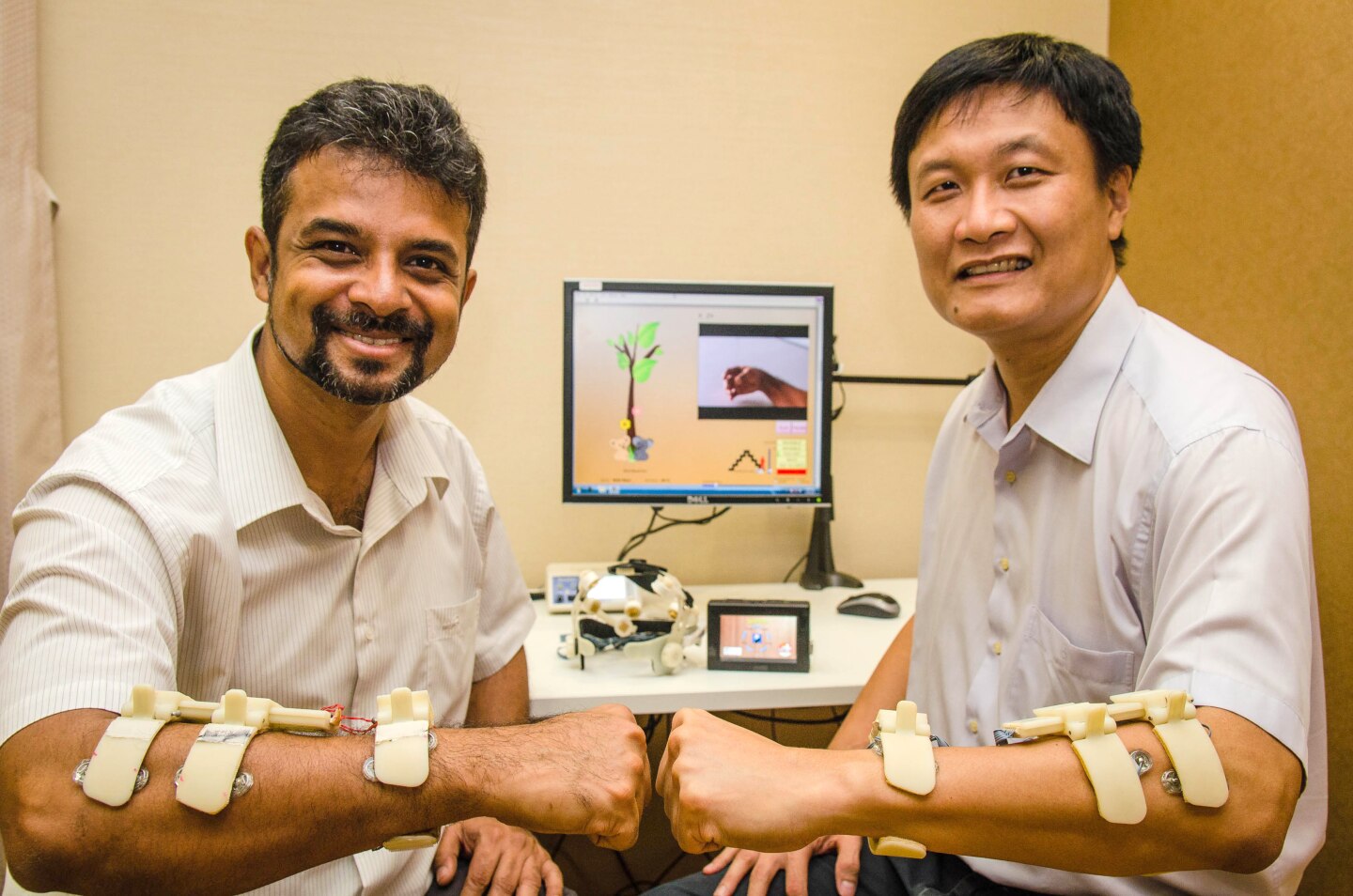 SynPhNe is being developed by Dr. John Heng (right) and his PhD student Banerji Subhasis