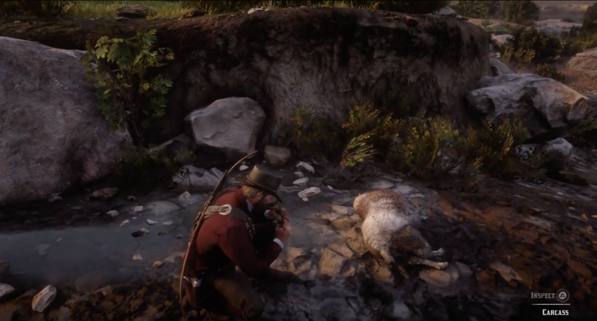 The third and final clue on the path of the Legendary Coyote is a sheep carcass, the animal's last meal