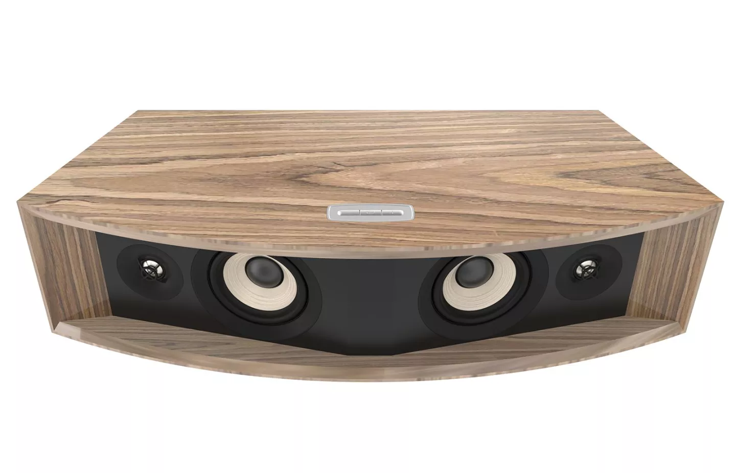 The JBL L42ms features a 200-W RMS amplifier driving two woofers and two tweeters