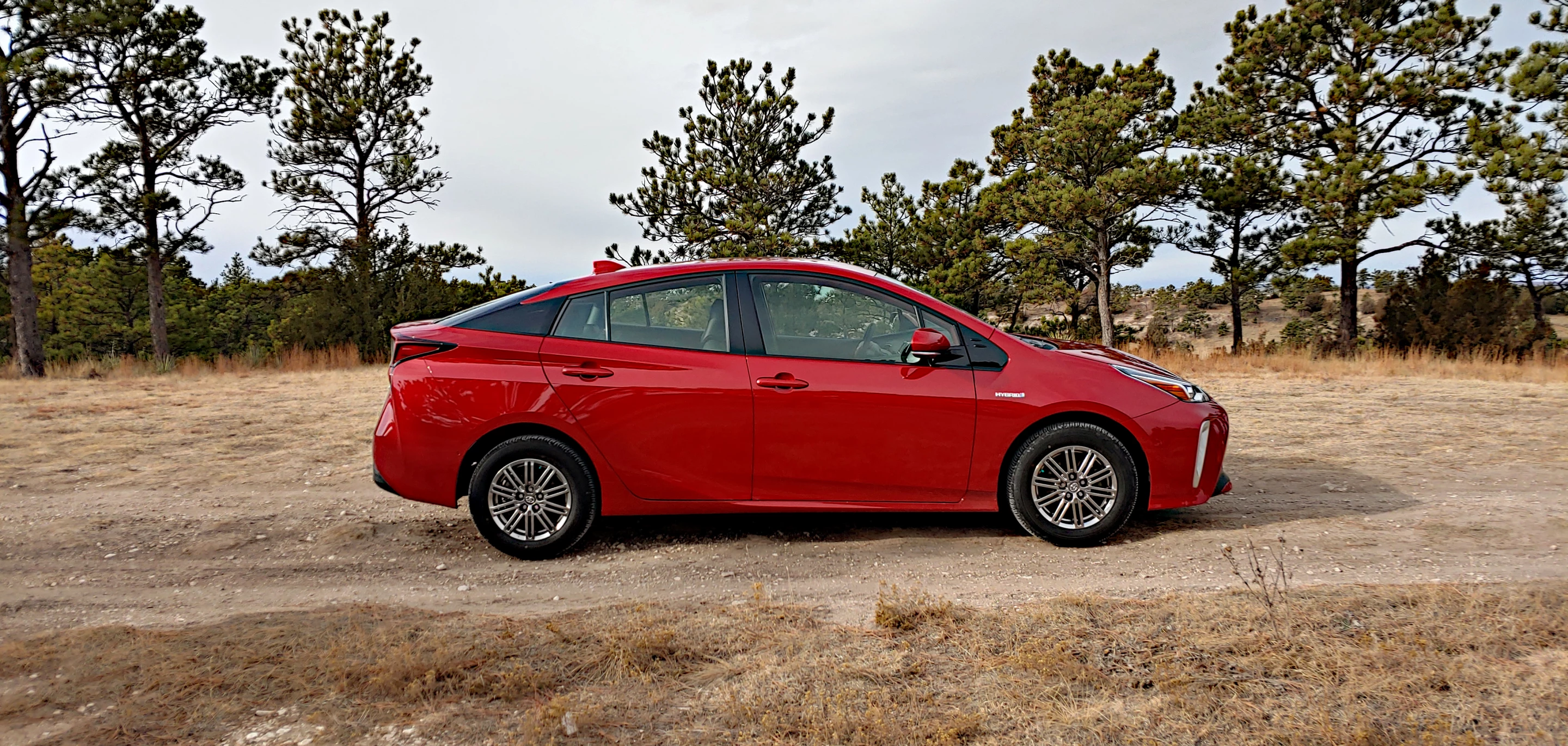 The AWD system in the Prius AWD-e adds about 120 pounds to the car, reducing fuel economy by about 2 mpg