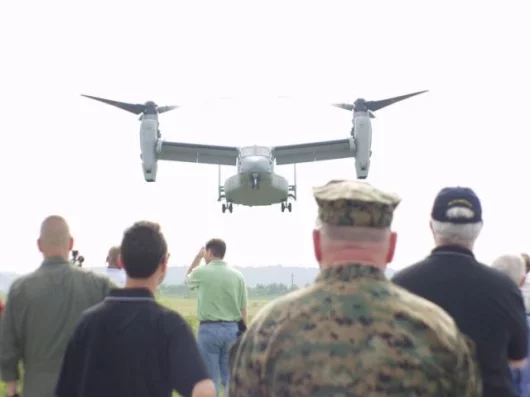V-22 in a recent demonstration