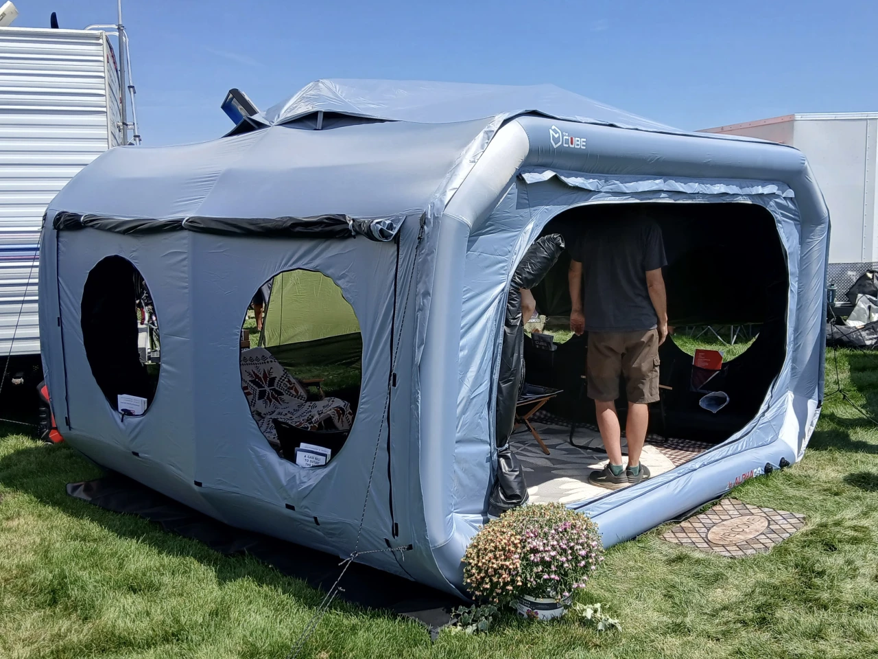 Cube was happy to show off its first US product launch at this year's Overland Expo Mountain West show ... and visitors like us were quite happy to check it out in person