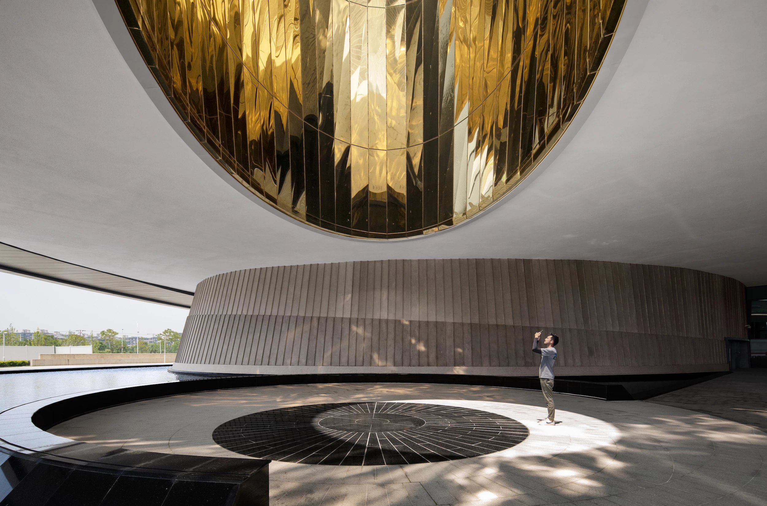 The Shanghai Astronomy Museum's Oculus functions a little like a sundial and marks the passage of time
