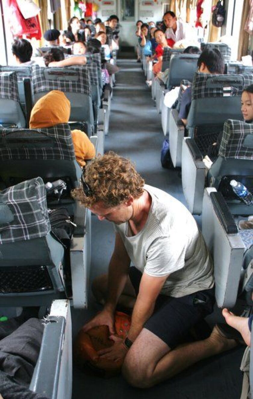 The Scrubba Portable Washing Machine - doing the washing on a plane